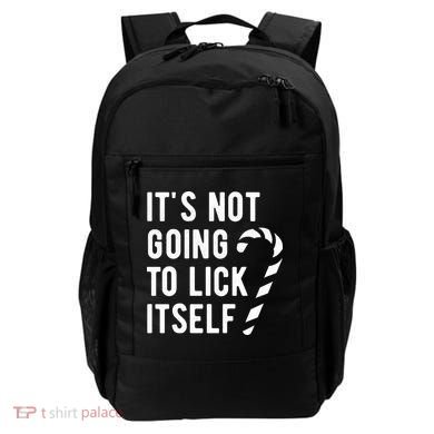 Its Not Going To Lick Itself Funny Christmas Backpack
