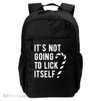 Its Not Going To Lick Itself Funny Christmas Backpack thumb 0