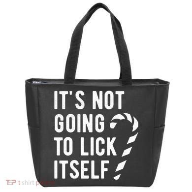 Its Not Going To Lick Itself Funny Christmas Tote Bag