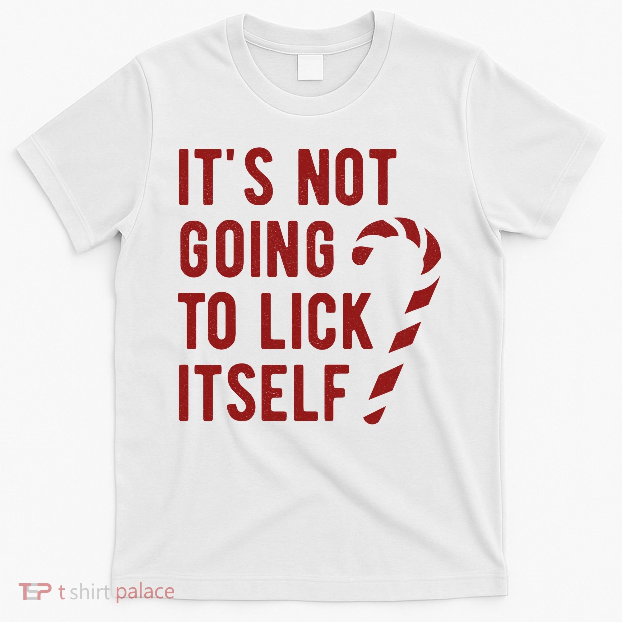 Its Not Going To Lick Itself Funny Christmas T-Shirt