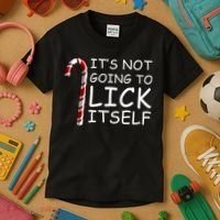 IT'S NOT GOING TO LICK ITSELF Kids T-Shirt thumb 3