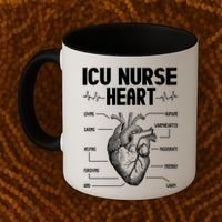 ICU Nurse Heart Coffee Mug thumb 2