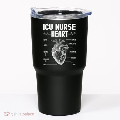 ICU Nurse Heart Tumbler