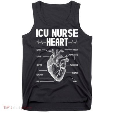 ICU Nurse Heart Tank Top