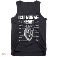 ICU Nurse Heart Tank Top thumb 0