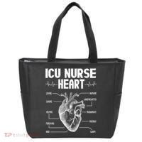 ICU Nurse Heart Tote Bag thumb 0