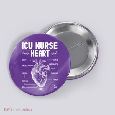 ICU Nurse Heart Button