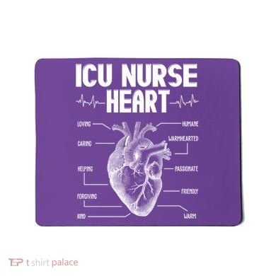 ICU Nurse Heart Mousepad