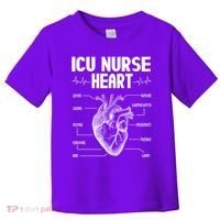 ICU Nurse Heart Toddler T-Shirt thumb 0