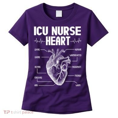 ICU Nurse Heart Women's T-Shirt