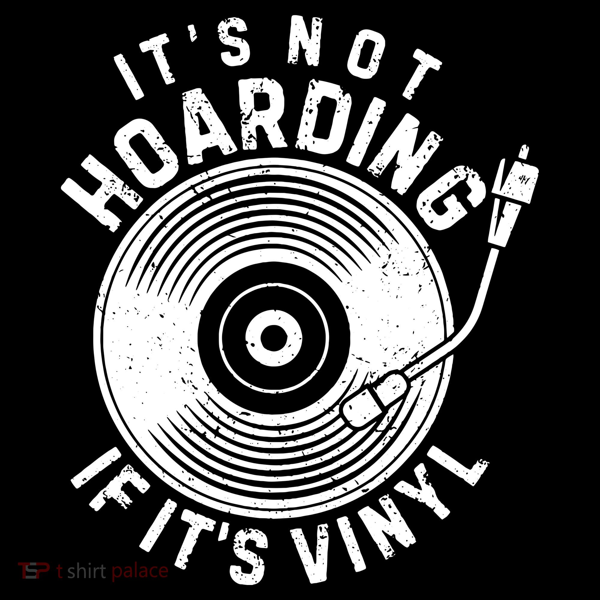 Its Not Hoarding If Its Vinyl Record Lover Collector Hoodie