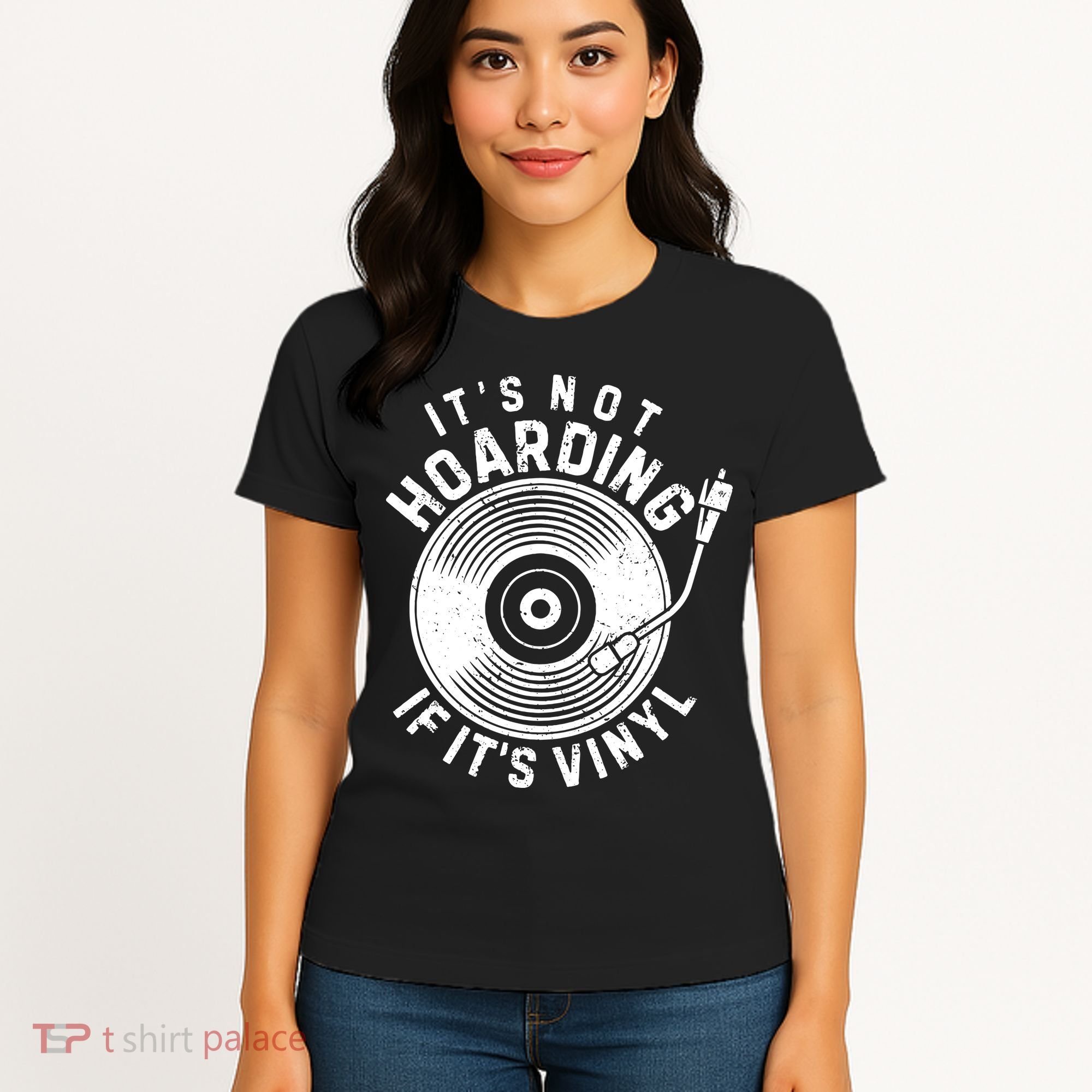 Its Not Hoarding If Its Vinyl Record Lover Collector Women's T-Shirt