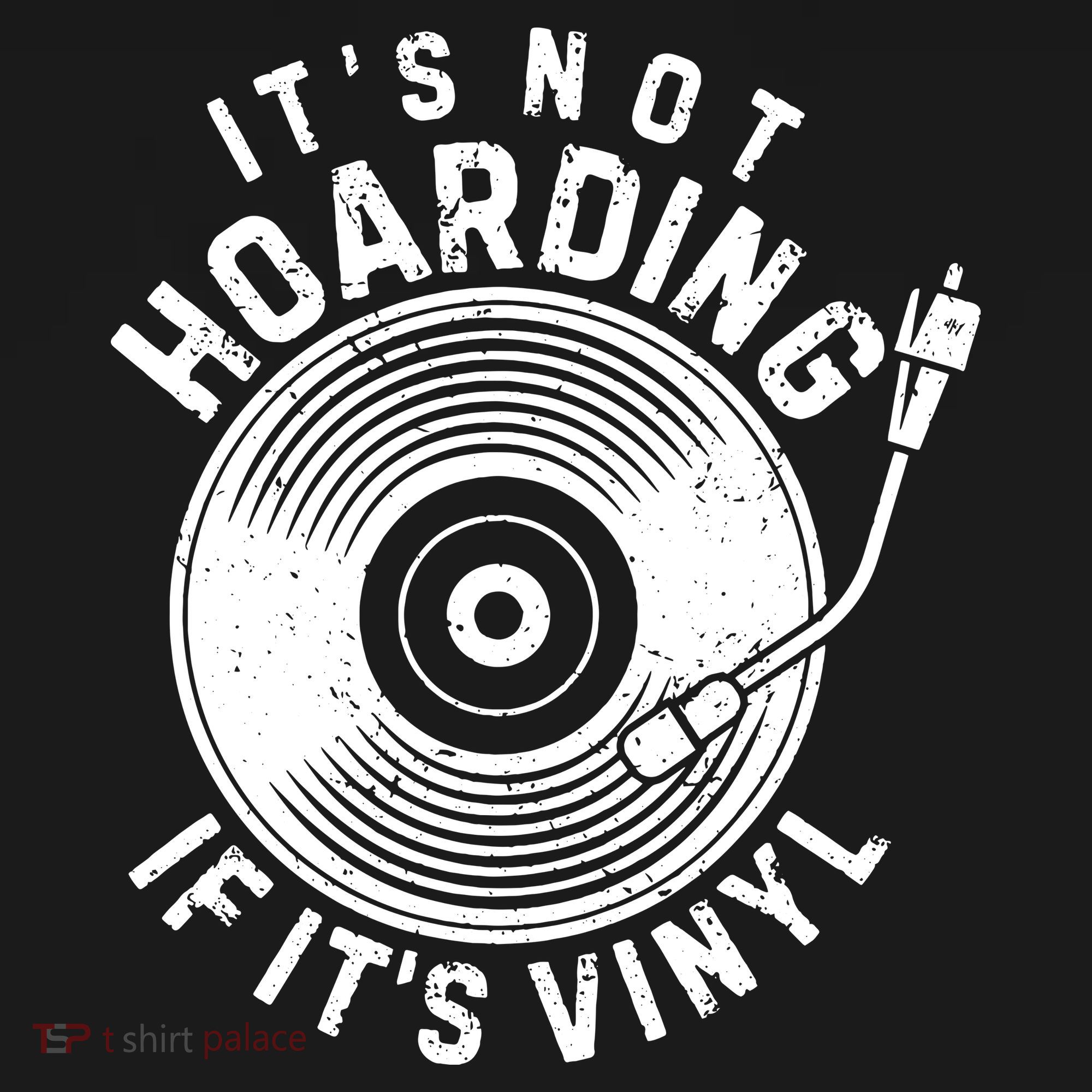 Its Not Hoarding If Its Vinyl Record Lover Collector Kids Hoodie