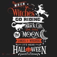 Its Near Halloween Witches Go Riding Festive Women's Sweatshirt thumb 2