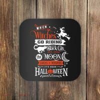 Its Near Halloween Witches Go Riding Festive Coaster thumb 0