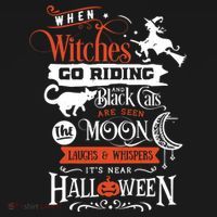 Its Near Halloween Witches Go Riding Festive Coaster thumb 2