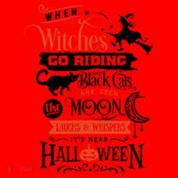 Its Near Halloween Witches Go Riding Festive Santa Hat thumb 1