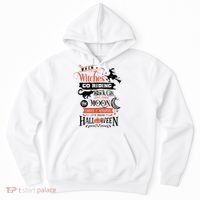 Its Near Halloween Witches Go Riding Festive Hoodie thumb 0