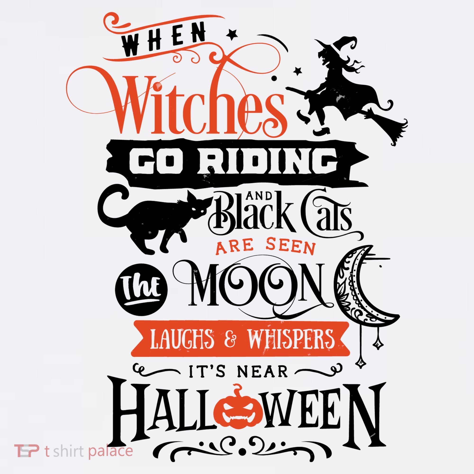 Its Near Halloween Witches Go Riding Festive Hoodie