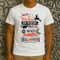 Its Near Halloween Witches Go Riding Festive T-Shirt thumb 3
