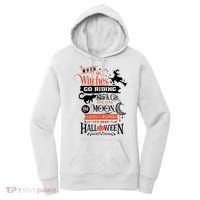 Its Near Halloween Witches Go Riding Festive Women's Hoodie thumb 0