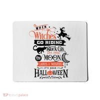 Its Near Halloween Witches Go Riding Festive Mousepad thumb 0