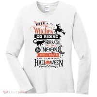 Its Near Halloween Witches Go Riding Festive Women's Long Sleeve Shirt thumb 0