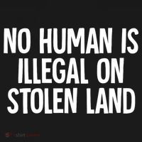 Indigenous No Human Is Illegal On Stolen Land Doggie Tank thumb 4