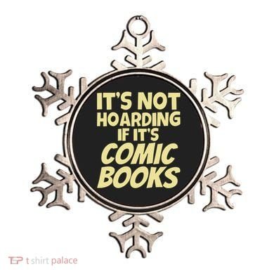 ItS Not Hoarding If ItS Comic Books Ornament