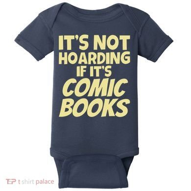 ItS Not Hoarding If ItS Comic Books Baby Bodysuit