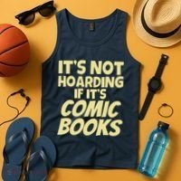 ItS Not Hoarding If ItS Comic Books Tank Top thumb 4