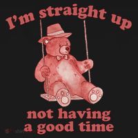 I'm Not Having A Good Time Bear Meme – Funny Bear, Relatable Humor Tote Bag thumb 4