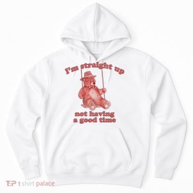I'm Not Having A Good Time Bear Meme – Funny Bear, Relatable Humor Hoodie