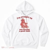 I'm Not Having A Good Time Bear Meme – Funny Bear, Relatable Humor Hoodie thumb 0