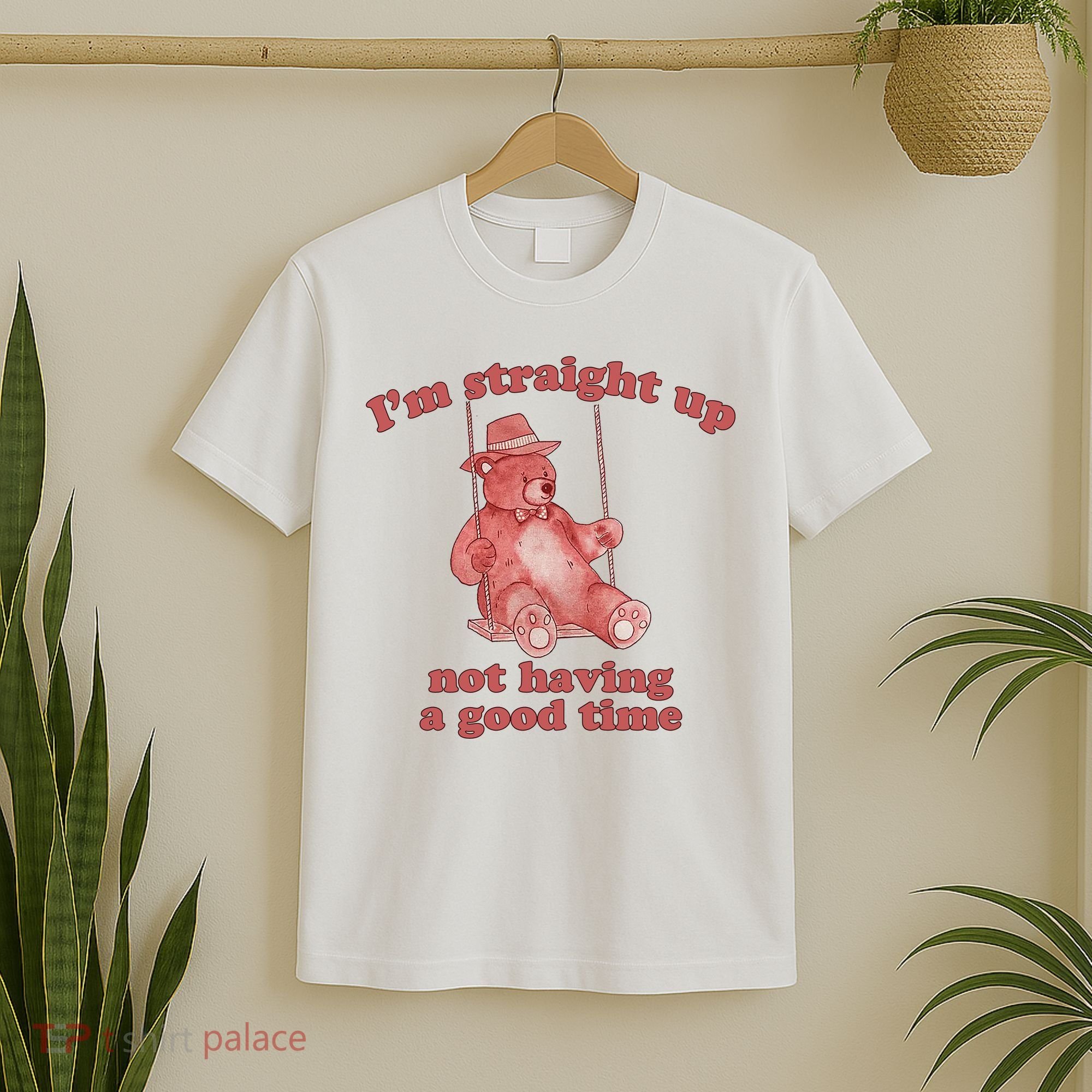 I'm Not Having A Good Time Bear Meme – Funny Bear, Relatable Humor T-Shirt