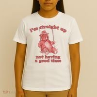 I'm Not Having A Good Time Bear Meme – Funny Bear, Relatable Humor T-Shirt thumb 4