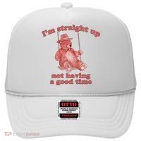 I'm Not Having A Good Time Bear Meme – Funny Bear, Relatable Humor Hat thumb 0