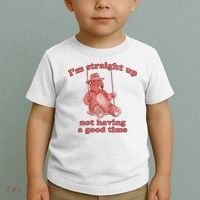 I'm Not Having A Good Time Bear Meme – Funny Bear, Relatable Humor Toddler T-Shirt thumb 2