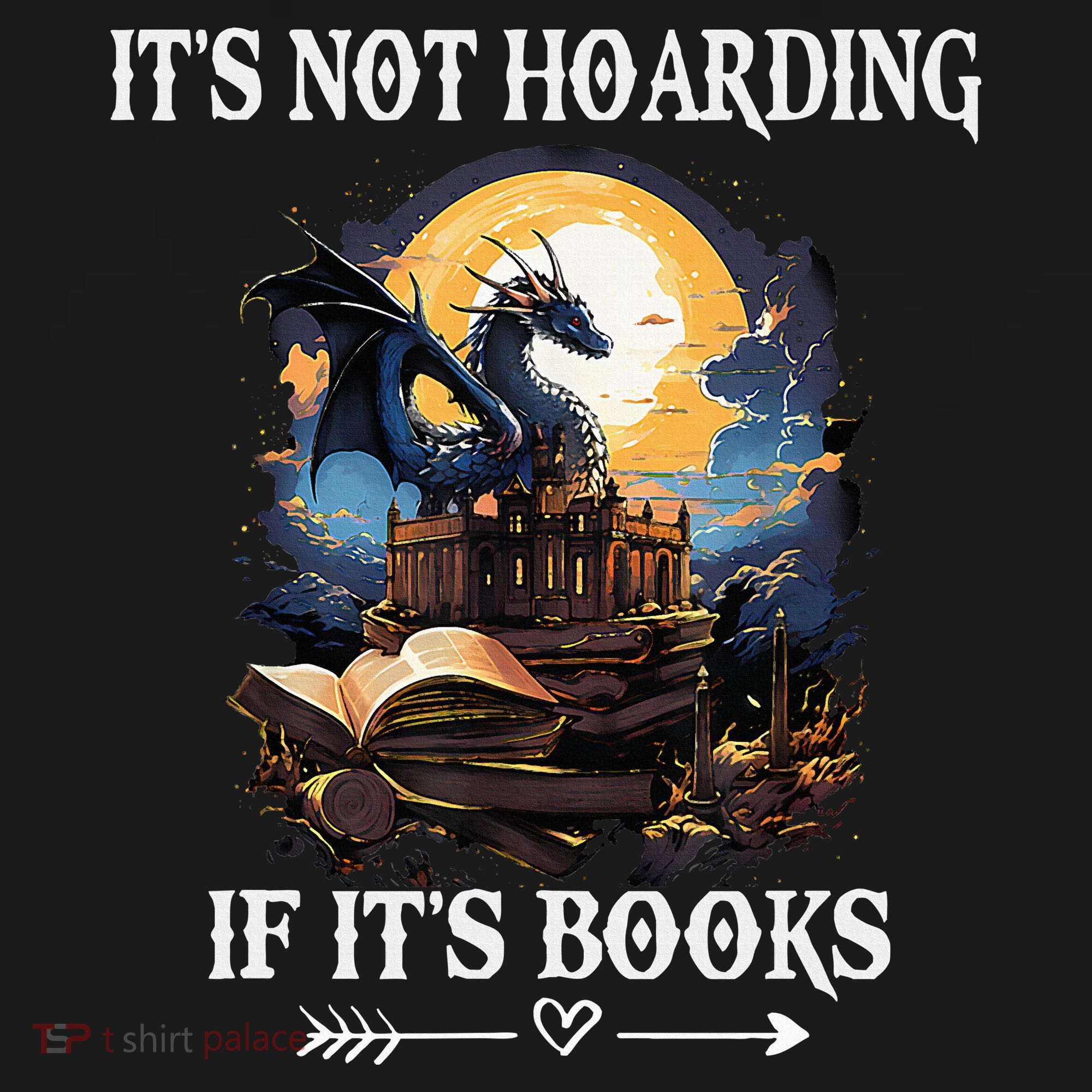 ItS Not Hoarding If ItS Books Funny Nerd Dragon Lover Women's Tank Top