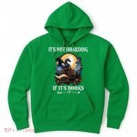 ItS Not Hoarding If ItS Books Funny Nerd Dragon Lover Hoodie thumb 0