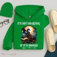 ItS Not Hoarding If ItS Books Funny Nerd Dragon Lover Hoodie thumb 4