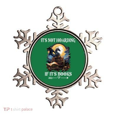 ItS Not Hoarding If ItS Books Funny Nerd Dragon Lover Ornament
