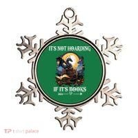 ItS Not Hoarding If ItS Books Funny Nerd Dragon Lover Ornament thumb 0