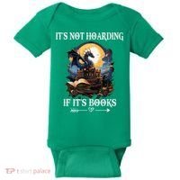 ItS Not Hoarding If ItS Books Funny Nerd Dragon Lover Baby Bodysuit thumb 0