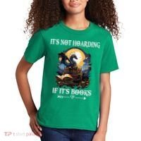 ItS Not Hoarding If ItS Books Funny Nerd Dragon Lover Kids T-Shirt thumb 2