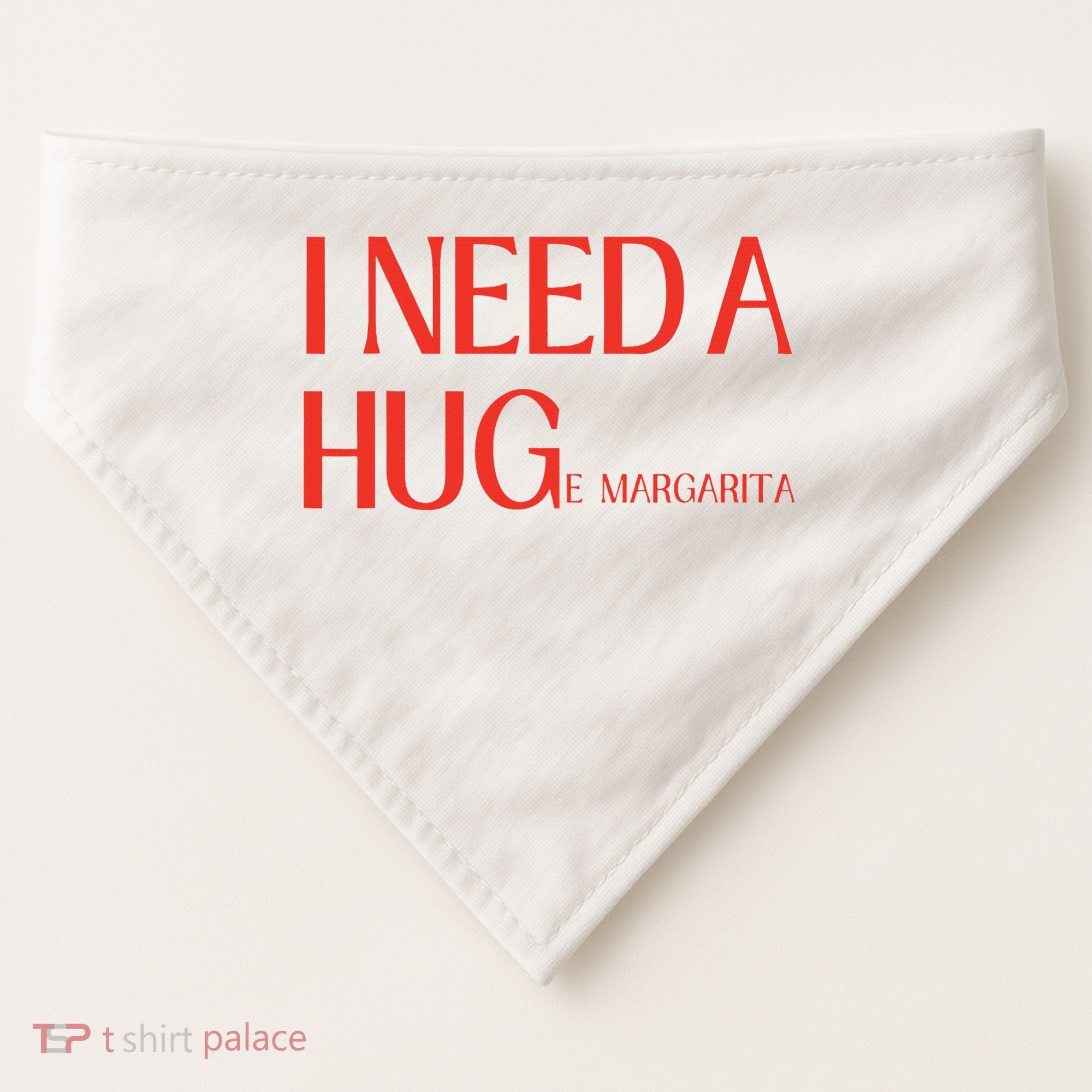 I Need Huge Margarita USA-Made Doggie Bandana