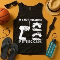 It's Not Hoarding If It's RC Cars RC Car Racing Tank Top thumb 4