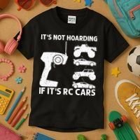 It's Not Hoarding If It's RC Cars RC Car Racing Kids T-Shirt thumb 3