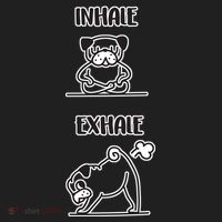 Inhale Exhale Pug Women's Sweatshirt thumb 2