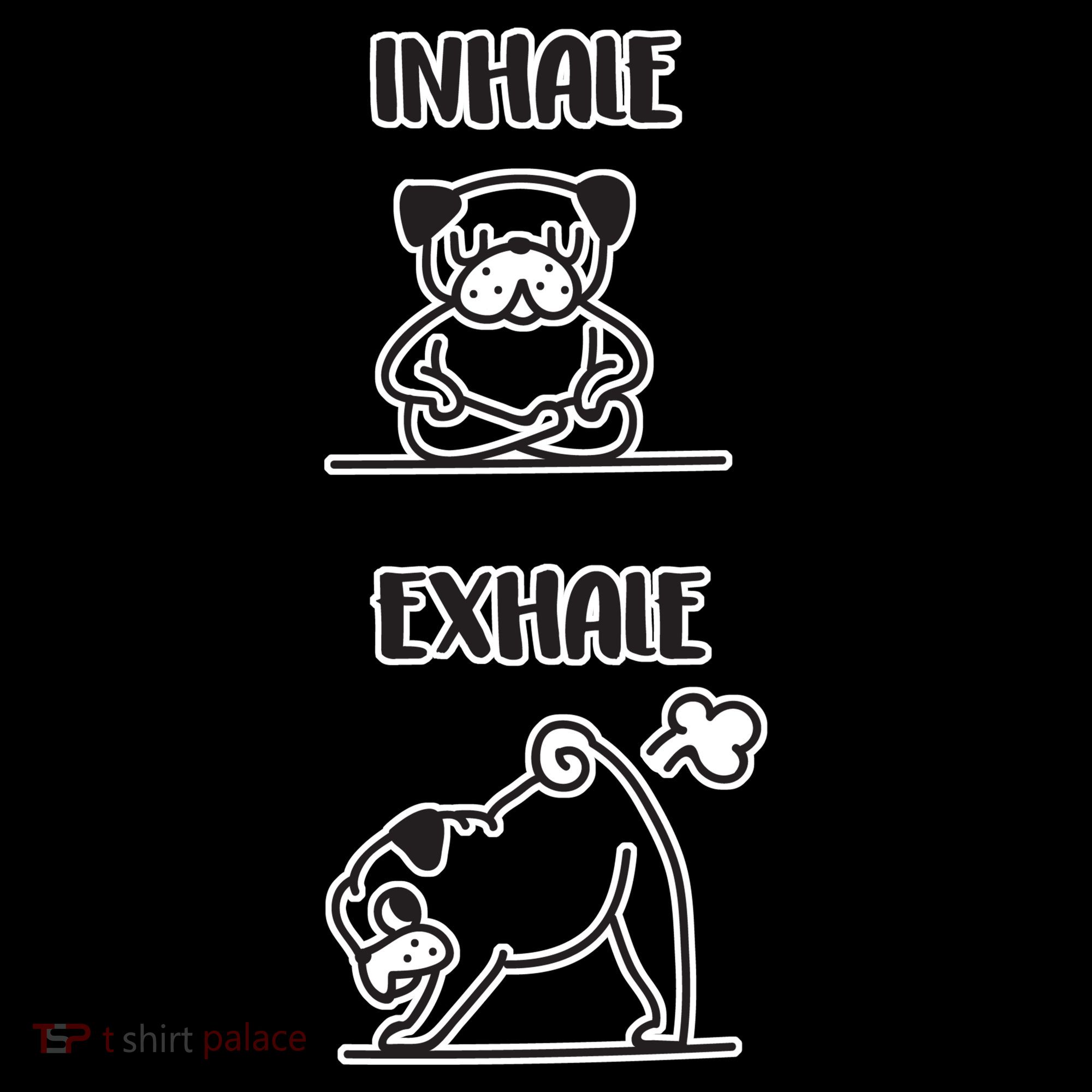 Inhale Exhale Pug Sweatshirt
